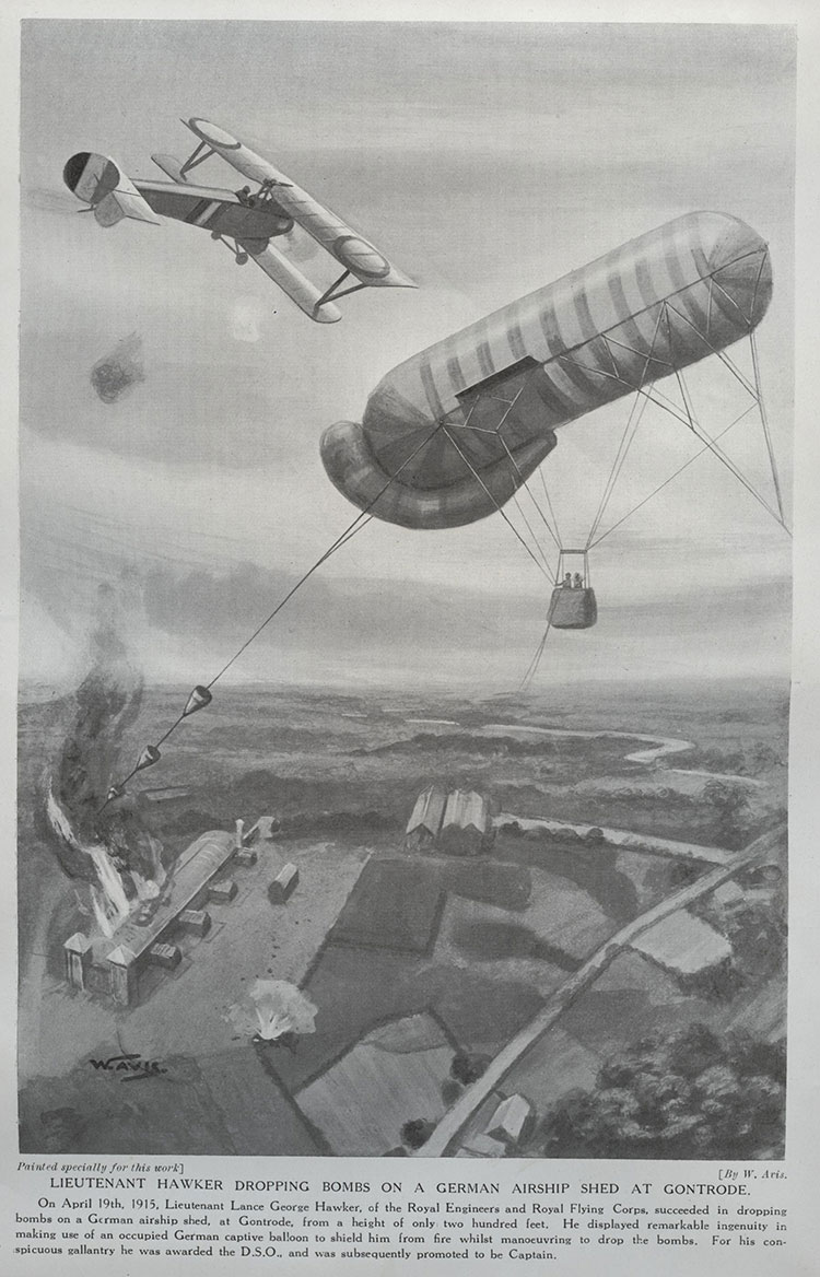 Hawker en de verkennersballon